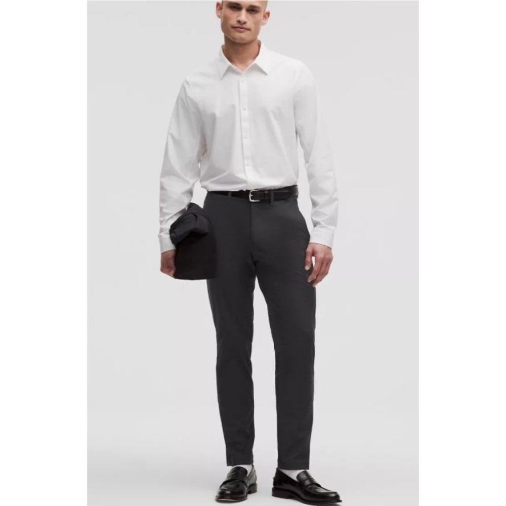 Lululemon Commission Classic Fit Pant Men Sz 38x30 Charcoal Gray Stretch Golf